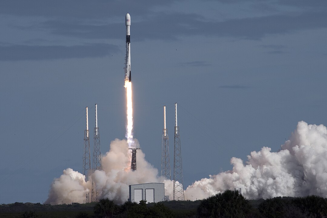 The launch of yet more satellites into Earth orbit onboard a Falcon 9 rocket delivering 60 Starlink satellites to orbit on November 11, 2019. (Credit : US Air Force)