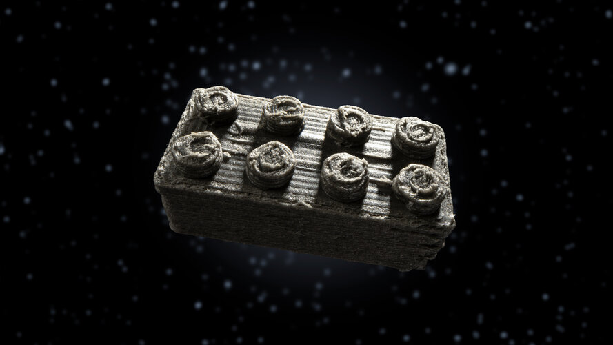 LEGO Bricks Printed out of Space Dust