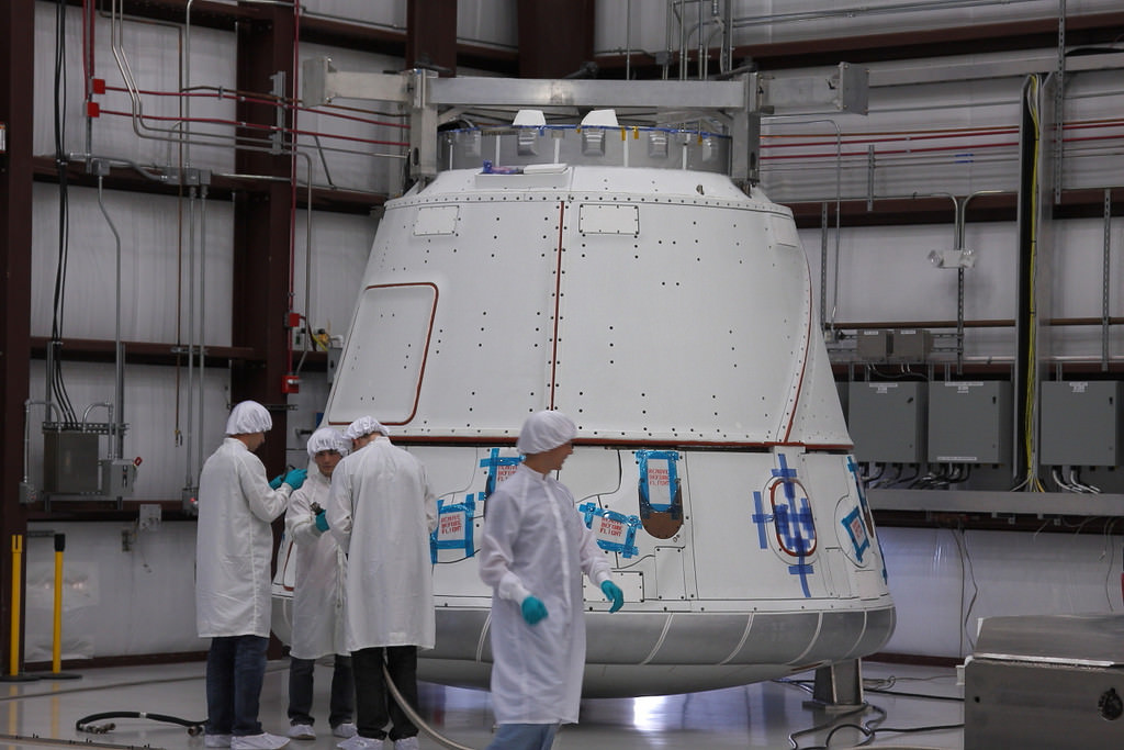 Here There Be Dragons: SpaceX's Spacecraft Arrives at Launch Complex 40