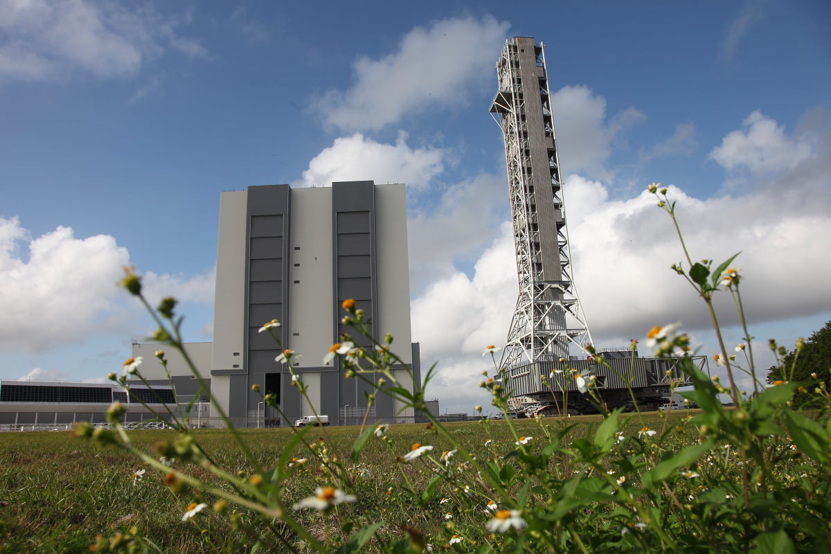 Massive Motion - NASA's Mobile Launcher Moves to Launch Pad