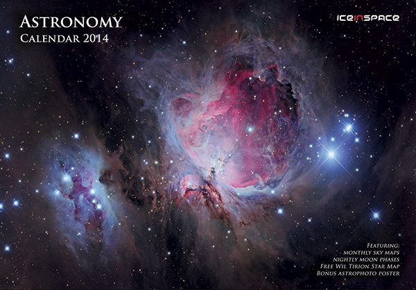 Giveaway: 2014 Ice In Space and Southern Sky Calendars