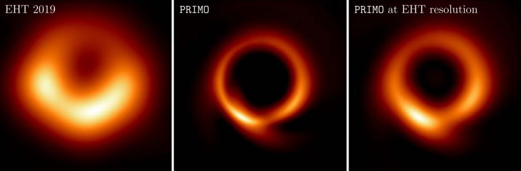 The new PRIMO reconstruction of the black hole in M87. This is based on a newly