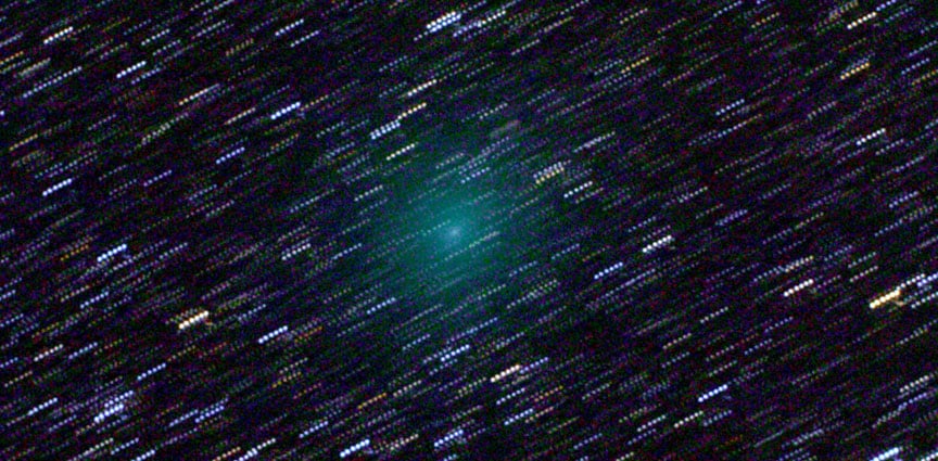 Video of Green Comet 45P Puts You Close To The Action