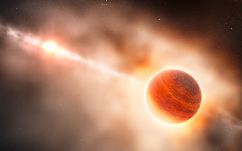 Artistic rendition of a protoplanet forming within the accretion disk of a protostar Credit: ESO/L. Calçada http://www.eso.org/public/images/eso1310a/