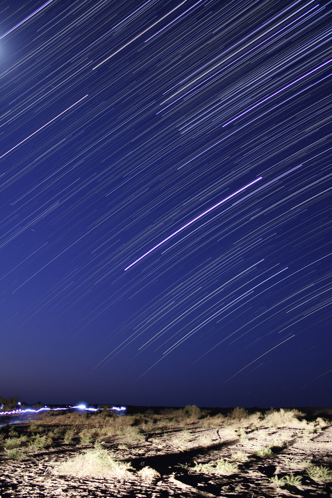 Astrophoto: A Trace From Maranjab Desert by Hesam Nazari