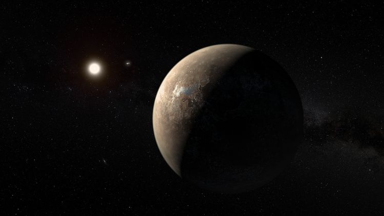 Artist's illustration of Proxima Centauri b. (Credit: ESO/M. Kornmesser)