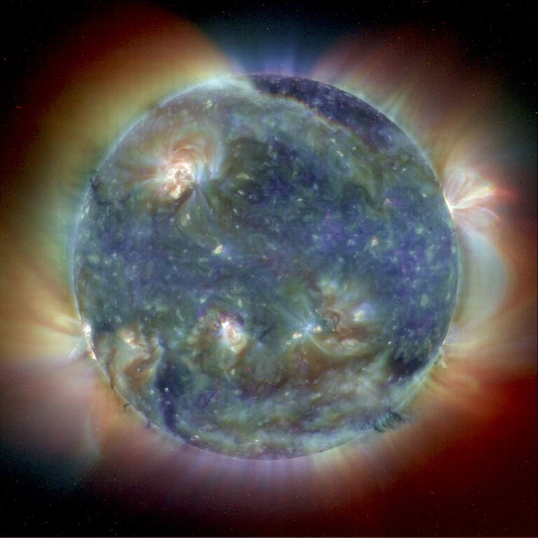 Radiation from the Sun