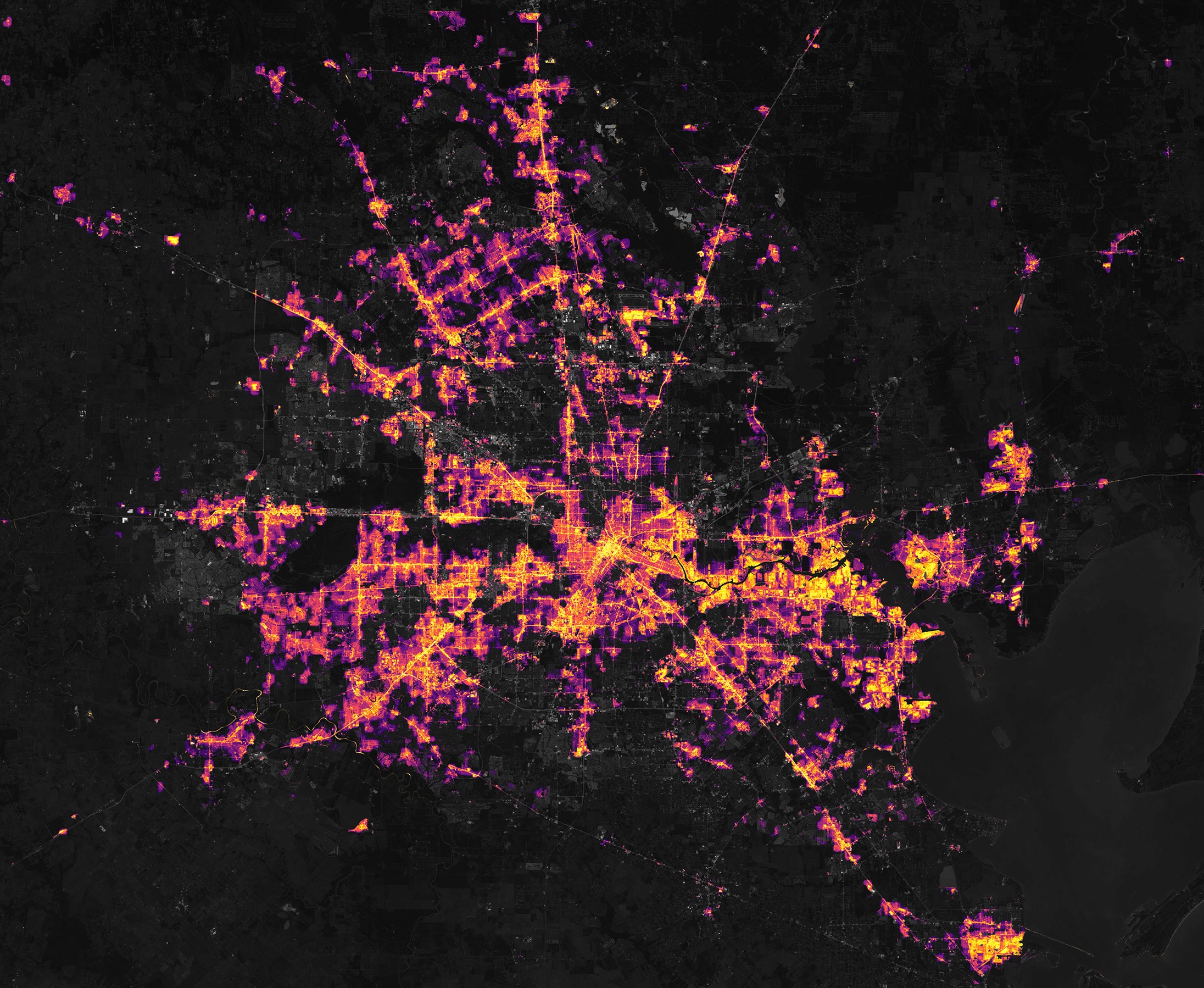 This Is What Rolling Blackouts Look Like From Space