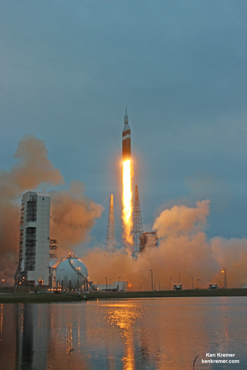 Bringing You There:  Intense Sound of Delta IV Heavy Orion EFT-1 Launch