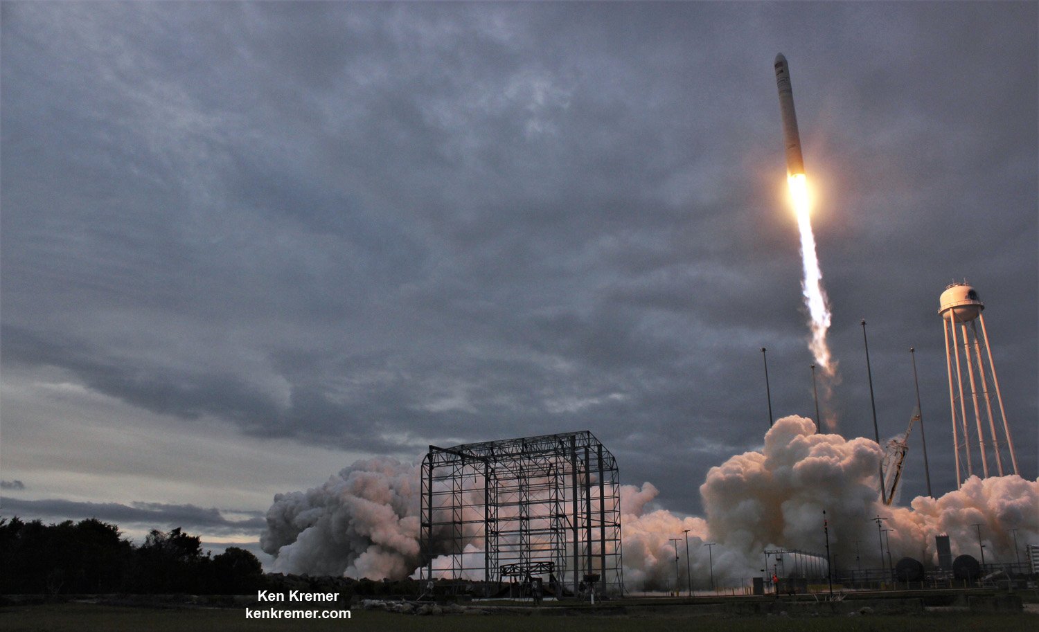 Station Astronauts Unload Cygnus Science; Antares Launch Gallery