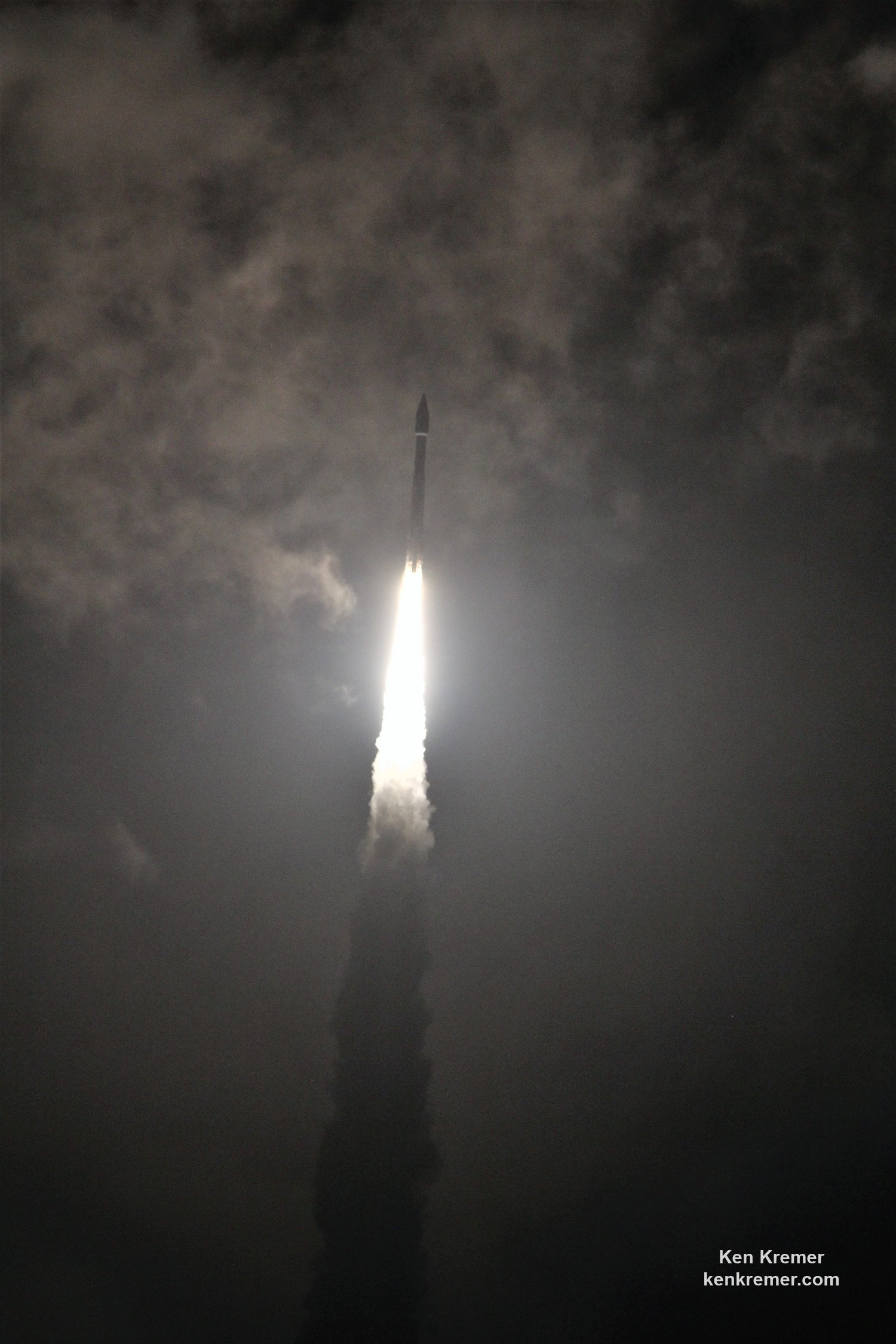 Covert NRO Satellite Fades into Capes Cloudy Night Skies Shrouded in Liftoff Secrecy: Gallery – As ULA Atlas Wins Landsat Launch