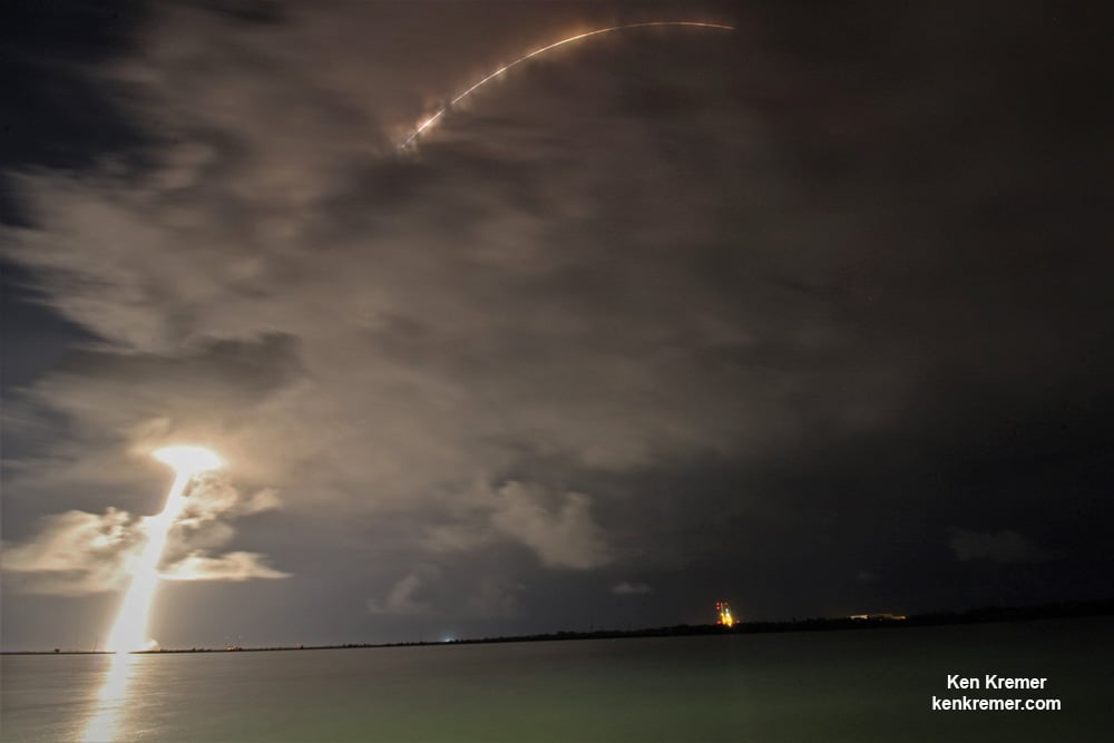 Clandestine Black Ops NRO Satellite Launches into the Black over Florida Spaceport Skies on ULA Atlas V on 5th Try