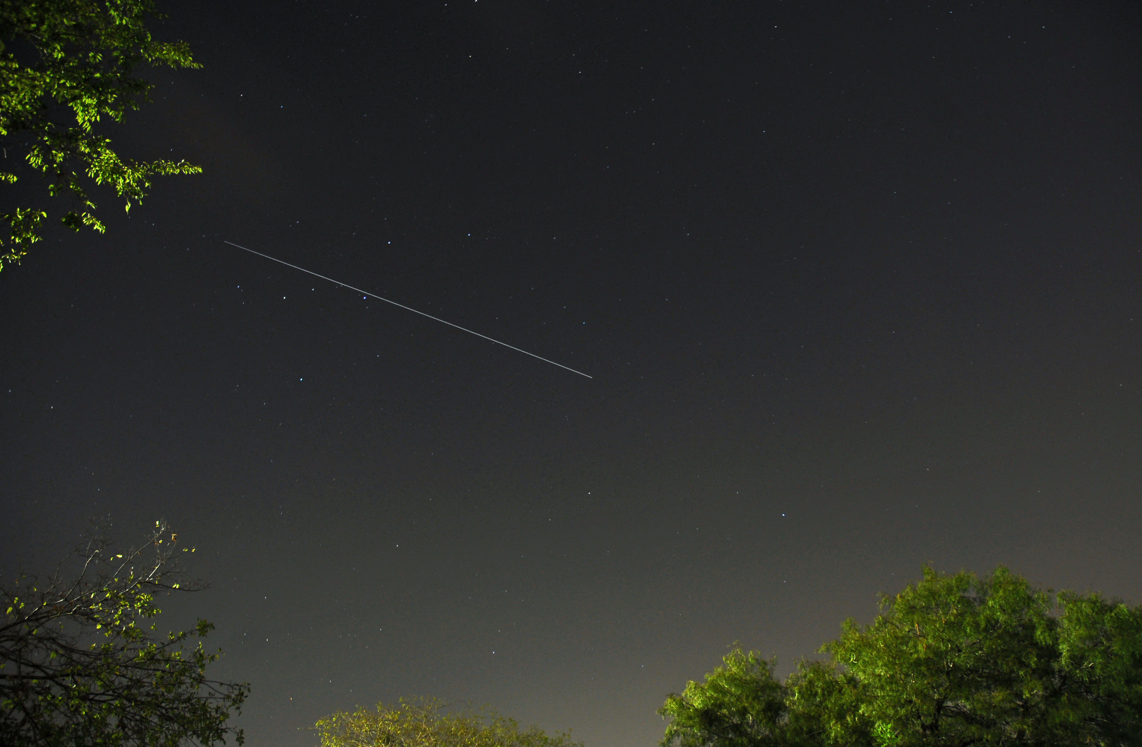 ISS and Cassiopeia by Adrian New