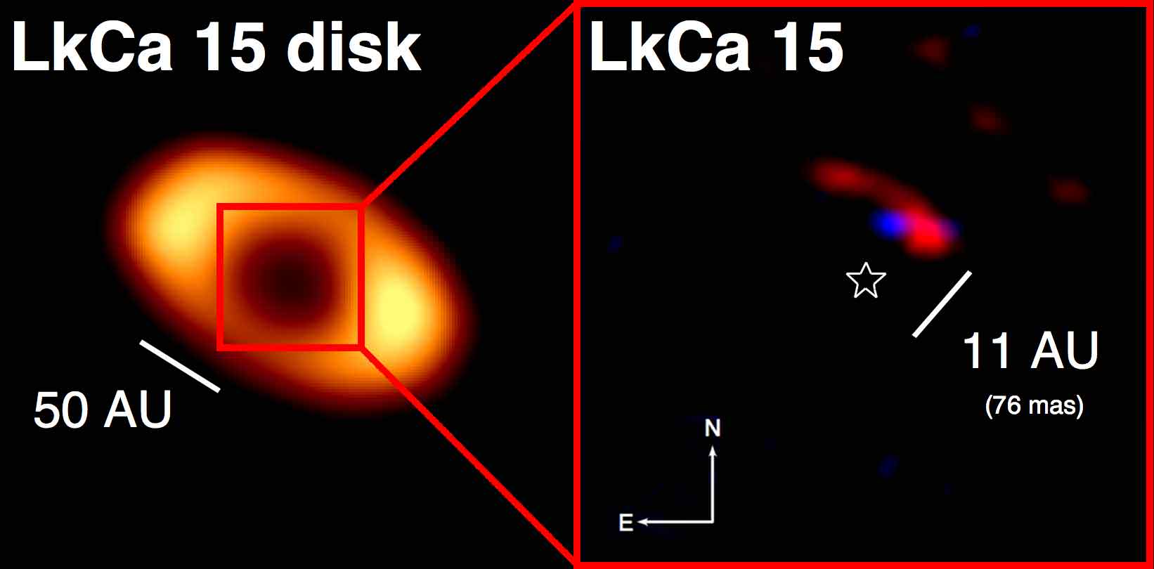 "Baby" Planet Caught in the Act of Forming