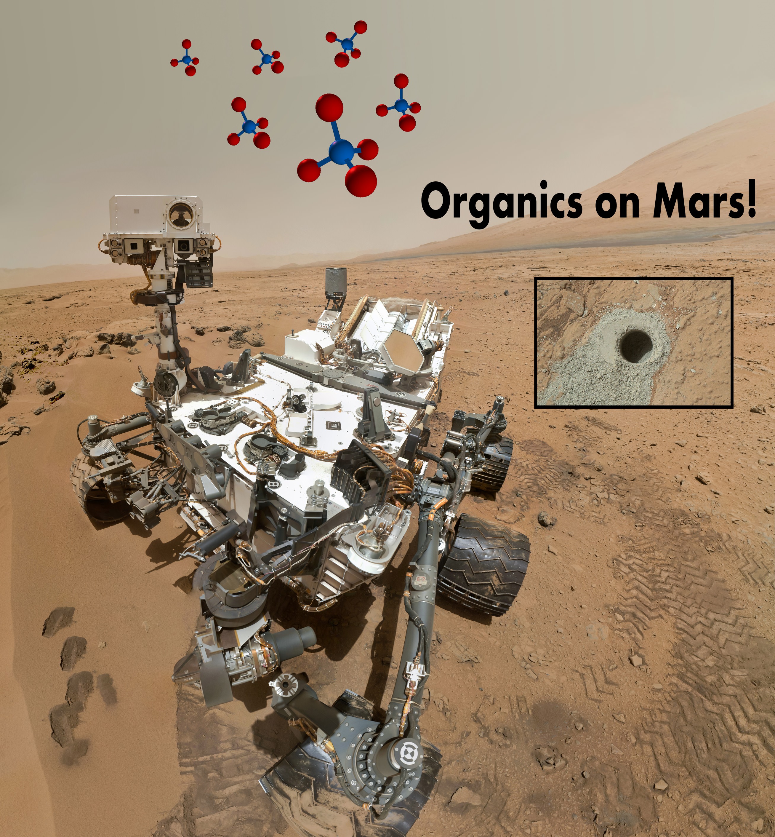 NASA's Curiosity Rover detects Methane, Organics on Mars