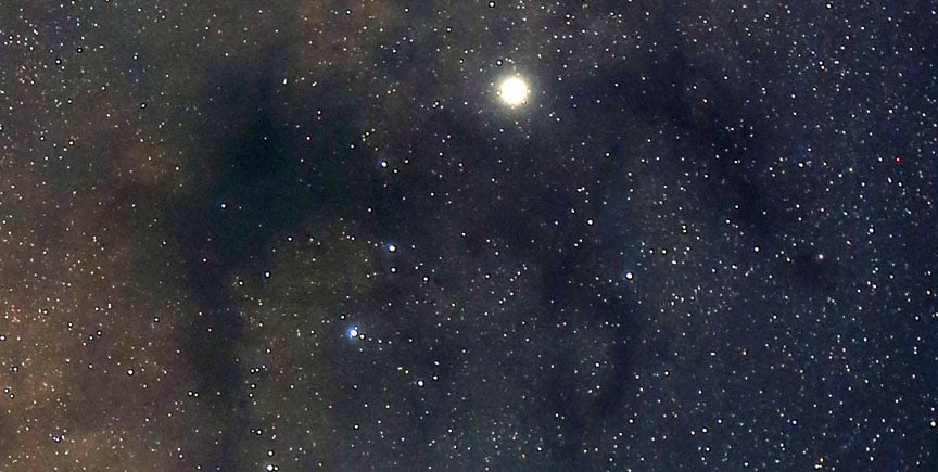Saturn Rides Bareback On The Galactic Dark Horse