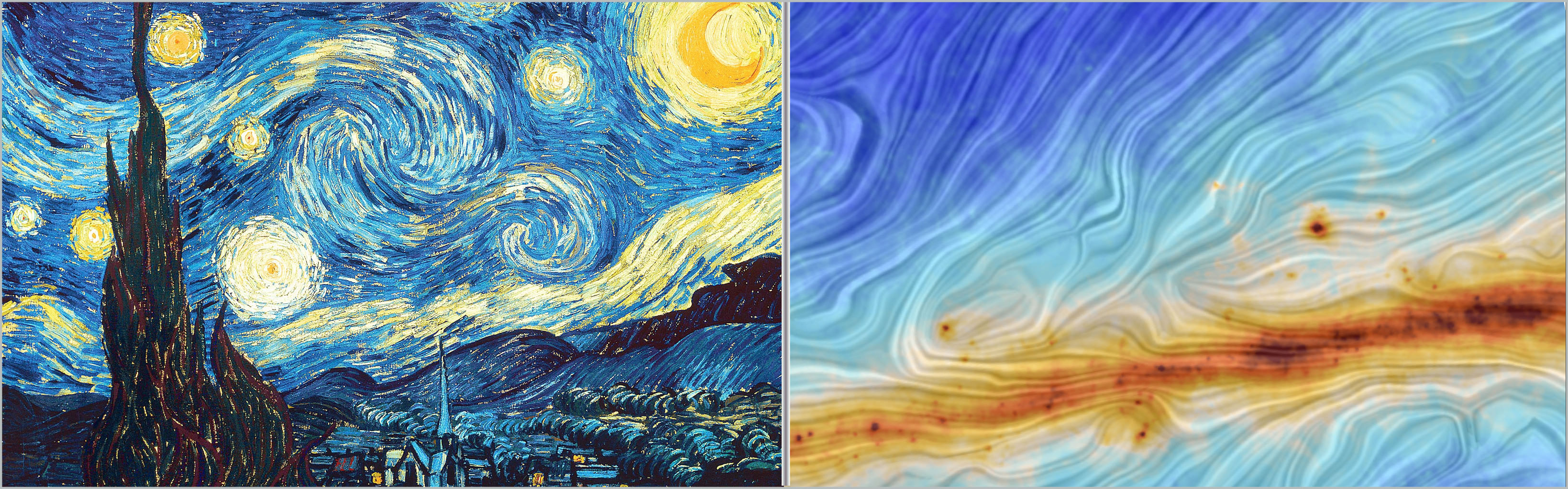 How We've 'Morphed' From "Starry Night" to Planck's View of the BICEP2 Field