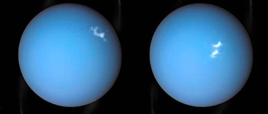 Hubble Sees Intense Auroras on Uranus