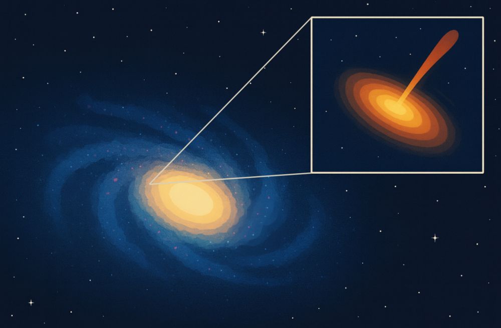This Wandering Black Hole Has Left Its Galactic Center