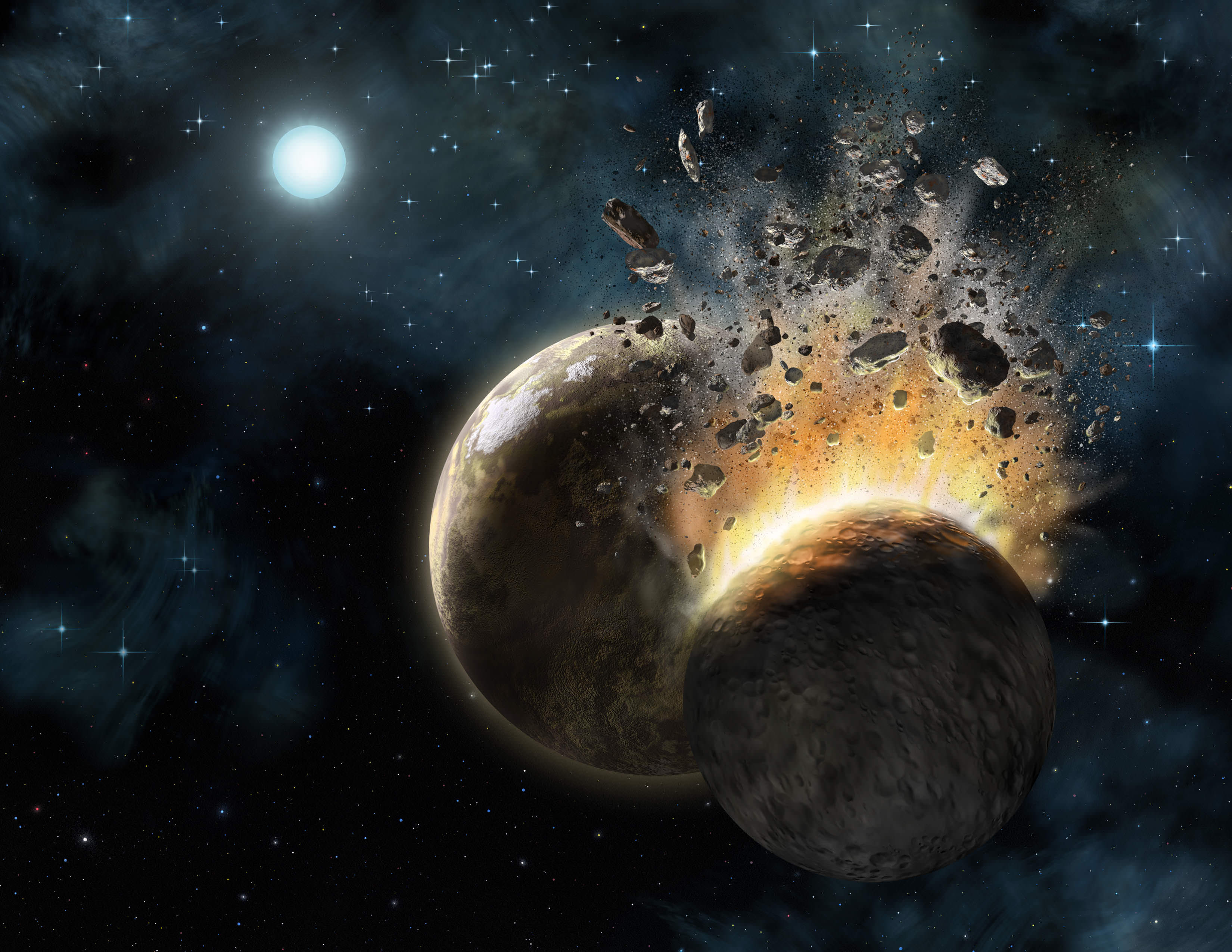 Mysterious Alien Dust Hints at Violent Planet Formation