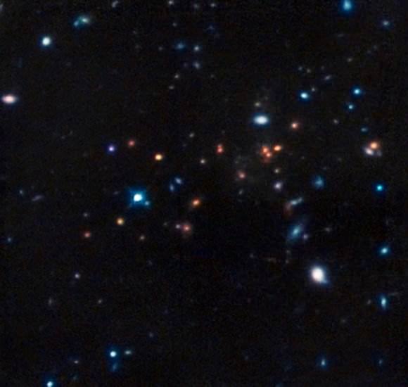 'Armada of Telescopes' Captures Most Distant Galaxy Cluster Ever Seen