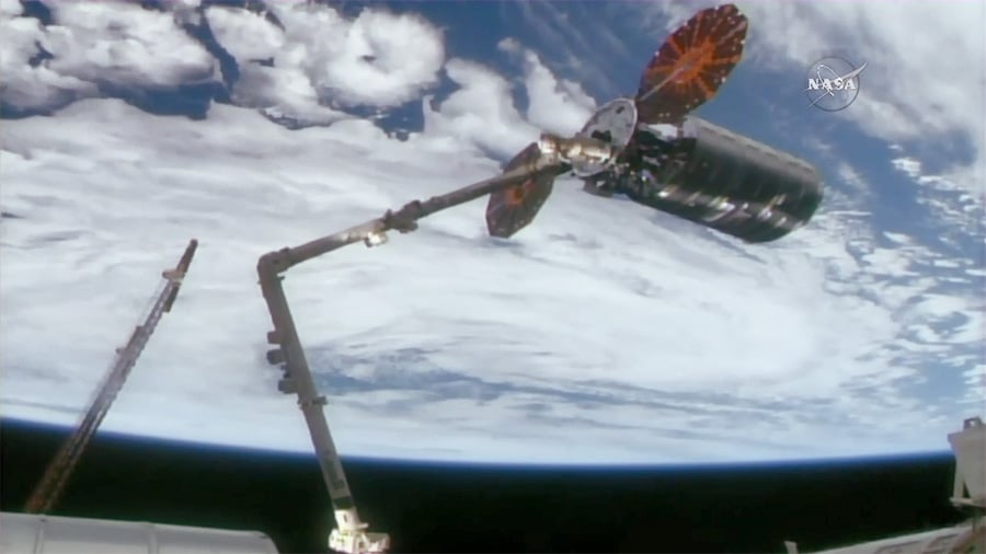 S.S Gene Cernan Honoring Last Moonwalker Arrives at International Space Station Carrying Tons of Research Gear and Supplies