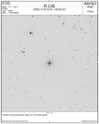 R CrB Chart - AAVSO
