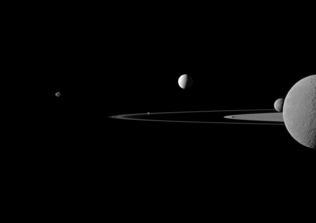New Studies: Planetary Rings Harbor Records of Past Smash-Ups